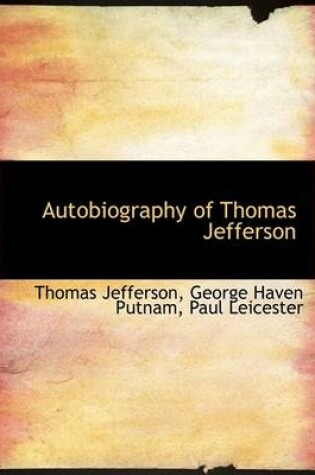 Cover of Autobiography of Thomas Jefferson