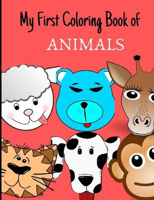 Book cover for My First Coloring Book of Animals