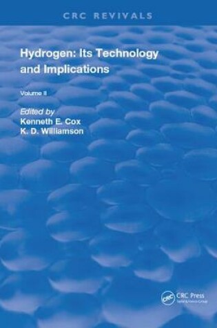 Cover of Hydrogen: Its Technology and Implication