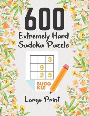 Book cover for Extremely Hard Sudoku Puzzle Large Print