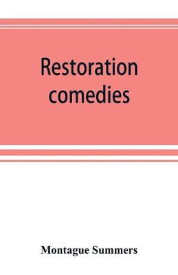 Book cover for Restoration comedies