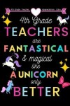Book cover for 4th Grade Teacher appreciation gifts