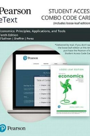 Cover of Pearson Etext for Economics