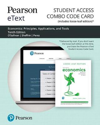 Book cover for Pearson Etext for Economics