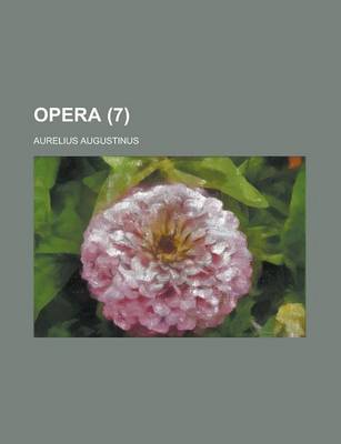 Book cover for Opera Volume 7