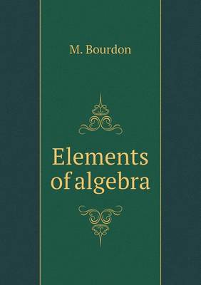 Book cover for Elements of algebra