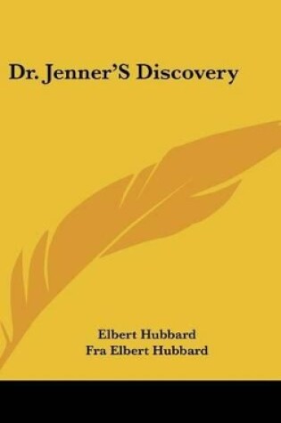 Cover of Dr. Jenner's Discovery