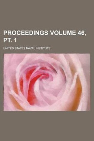 Cover of Proceedings Volume 46, PT. 1