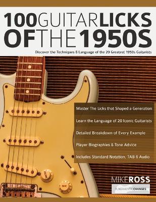 Book cover for 100 Guitar Licks of the 1950s