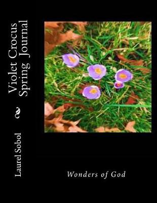 Book cover for Violet Crocus Spring Journal