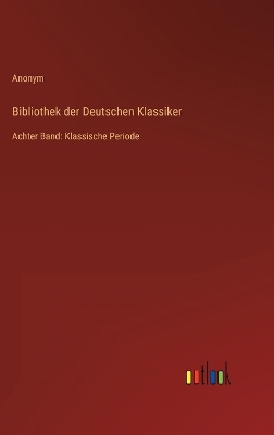 Book cover for Bibliothek der Deutschen Klassiker