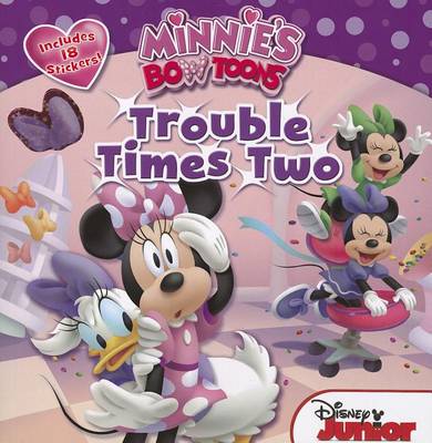 Book cover for Minnie's Bow-Toons Trouble Times Two
