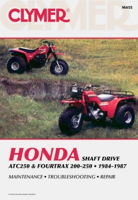 Book cover for Honda ATC250 & Fourtrax 200-250 (1984-1987) Service Repair Manual