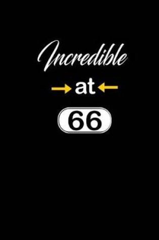 Cover of incredible at 66