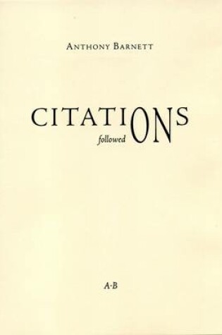 Cover of Citations Followed on