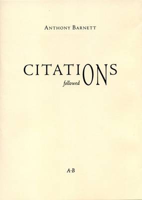 Book cover for Citations Followed on