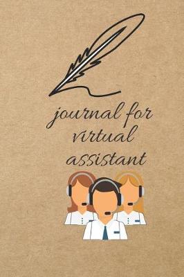 Book cover for Journal for Virtual Assistant