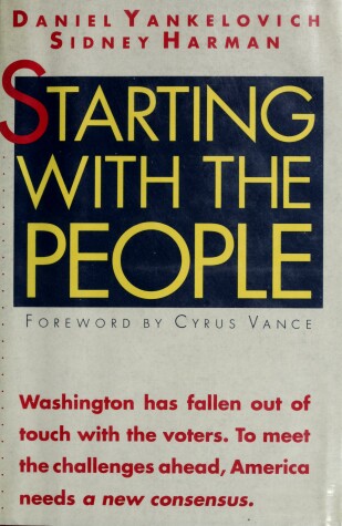 Book cover for Starting with the People