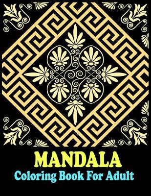 Book cover for Mandala coloring Book For adult