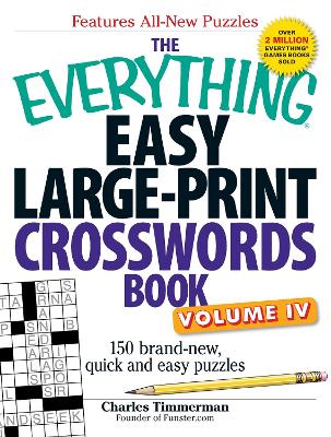 Cover of The Everything Easy Large-Print Crosswords Book, Volume IV