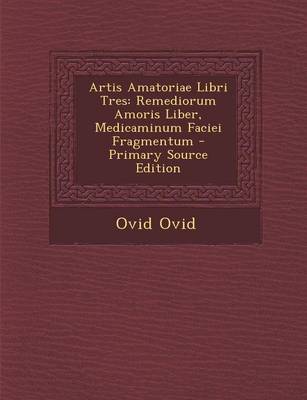 Book cover for Artis Amatoriae Libri Tres