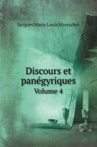 Cover of Discours et panégyriques Volume 4