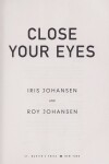 Book cover for Close Your Eyes