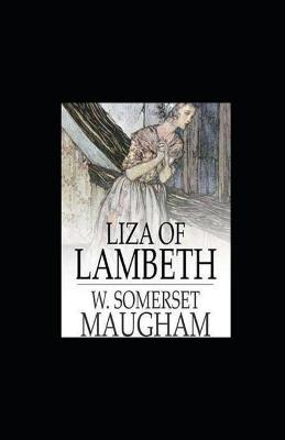 Book cover for Liza of Lambeth illustrated