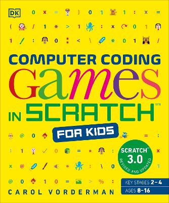 Book cover for Computer Coding Games in Scratch for Kids
