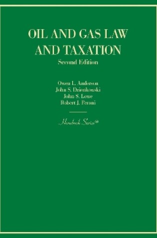 Cover of Oil and Gas Law and Taxation