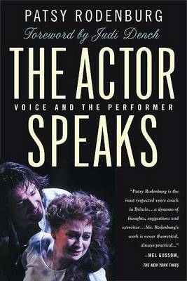 Book cover for The Actor Speaks