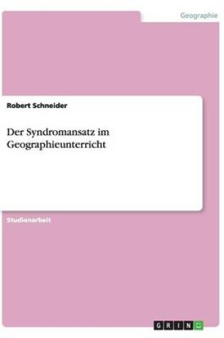 Cover of Der Syndromansatz im Geographieunterricht
