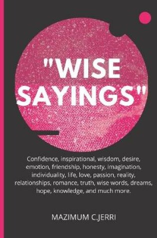 Cover of Wise Sayings