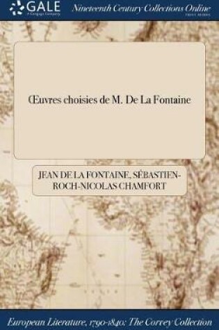 Cover of Oeuvres Choisies de M. de la Fontaine