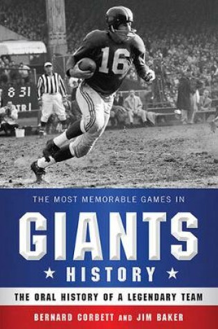 Cover of The Most Memorable Games in Giants History