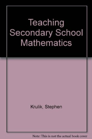 Cover of Teaching Secondary School Mathematics