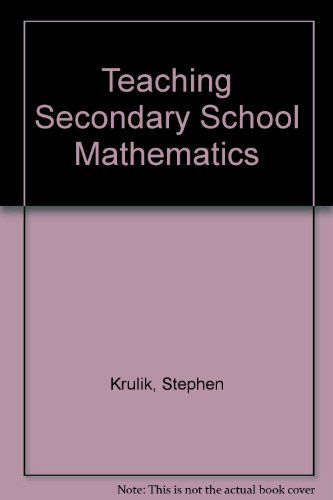 Book cover for Teaching Secondary School Mathematics