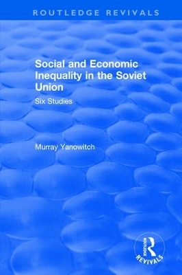 Book cover for Revival: Social and Economic Inequality in the Soviet Union (1977)