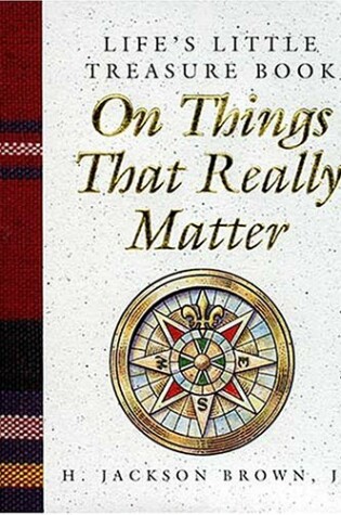 Cover of Life's Little Treasure Book on Things That Really Matter