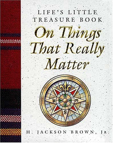 Cover of Life's Little Treasure Book on Things That Really Matter