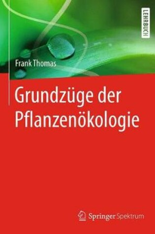 Cover of Grundzuge Der Pflanzenoekologie