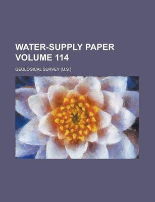 Book cover for Water-Supply Paper Volume 114