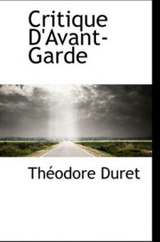 Cover of Critique D'Avant-Garde