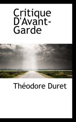 Book cover for Critique D'Avant-Garde