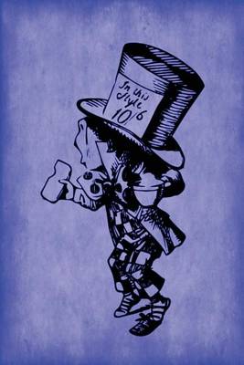 Cover of Alice in Wonderland Journal - Mad Hatter (Blue)
