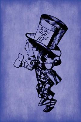 Book cover for Alice in Wonderland Journal - Mad Hatter (Blue)