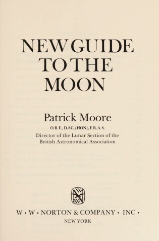 Cover of New Guide to the Moon