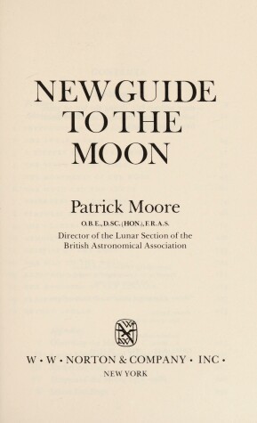 Book cover for New Guide to the Moon