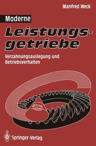 Cover of Moderne Leistungsgetriebe