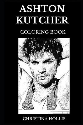 Book cover for Ashton Kutcher Coloring Book